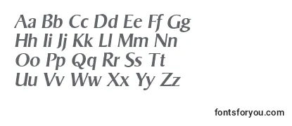 SigvarserialMediumItalic Font