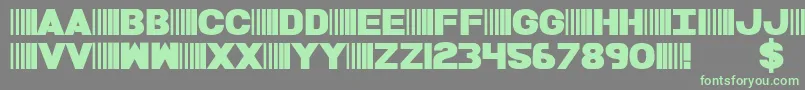 More about BamfBold Font BamfBold Font – Green Fonts on Gray Background