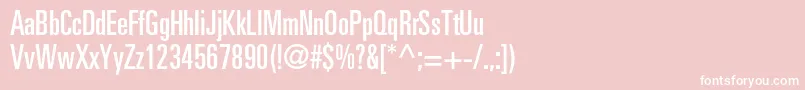 Partnerultracondensed Font – White Fonts on Pink Background