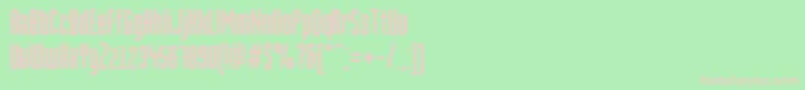 Martenc Font – Pink Fonts on Green Background