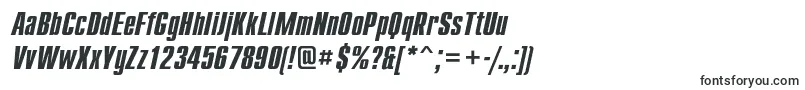 CompactcBolditalic-fontti – käyntikorttien fontit