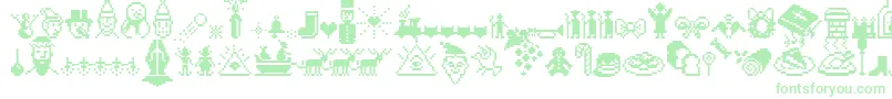 Suboel-Schriftart – Grüne Schriften