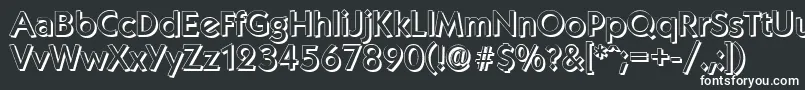 Weitere Informationen zur KoblenzshadowMediumRegular-Schriftart KoblenzshadowMediumRegular-Schriftart – Weiße Schriften