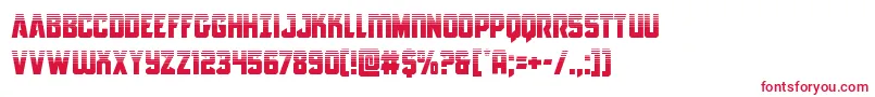 Antilleshalf Font – Red Fonts on White Background