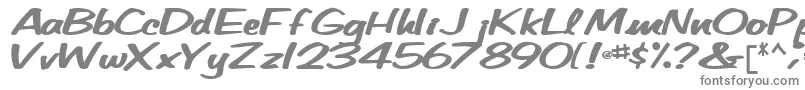 Betatechfont65Bold-Schriftart – Graue Schriften