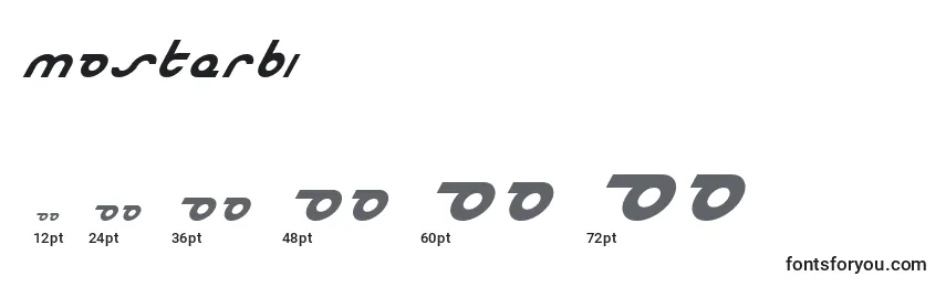 Masterbi Font Sizes