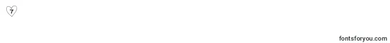 Saintvalentin Font – Fonts for Digit 7
