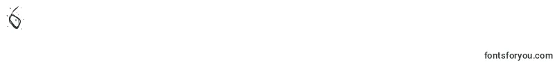 Hellasdust-Schriftart – Schriften für die Ziffer 6