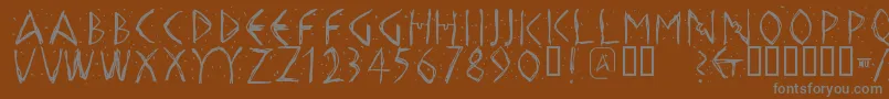 More about Hellasdust Font Hellasdust Font – Gray Fonts on Brown Background