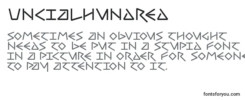Review of the Uncialhundred Font