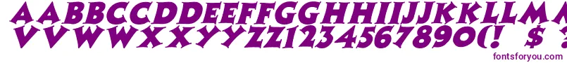 Lisätietoja ZaleskiItalic-fontista ZaleskiItalic-fontti – violetit fontit