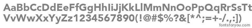AvenirLt95Black-Schriftart – Graue Schriften auf weißem Hintergrund
