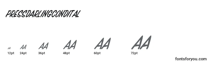 Pressdarlingcondital Font Sizes