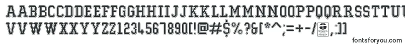 Шрифт TypoCollegeOutlineDemo – большие шрифты