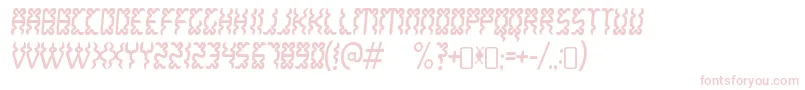 WhitelakeRegular Font – Pink Fonts on White Background