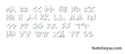 Review of the Rosicrucian3D Font