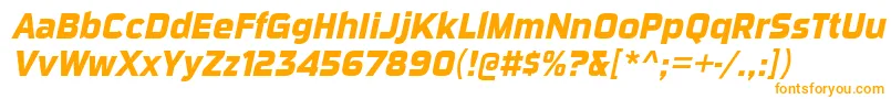 フォントSuigeneriscdrgBolditalic – オレンジのフォント