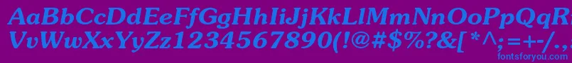 fuente SouvenirstdDemiitalic – Fuentes Azules Sobre Fondo Morado