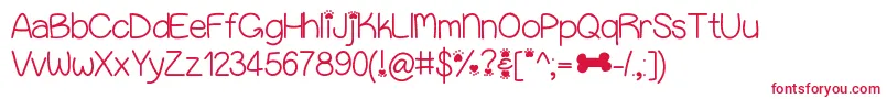 Puppybellies Font – Red Fonts