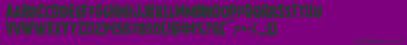 Howlinmadcond Font – Black Fonts on Purple Background