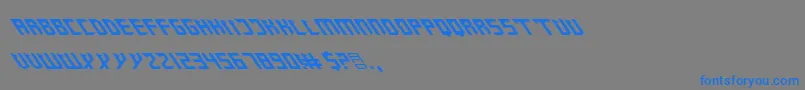 ZanySharp Font – Blue Fonts on Gray Background