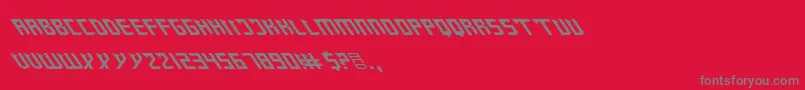 ZanySharp Font – Gray Fonts on Red Background