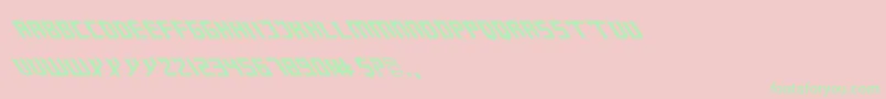 ZanySharp Font – Green Fonts on Pink Background