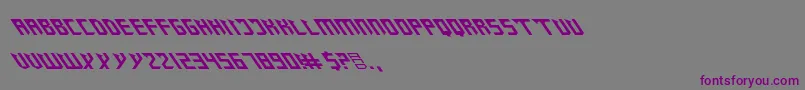 ZanySharp-Schriftart – Violette Schriften auf grauem Hintergrund