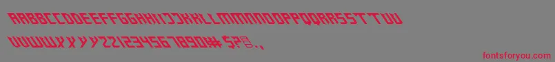ZanySharp Font – Red Fonts on Gray Background