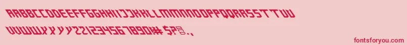 ZanySharp Font – Red Fonts on Pink Background