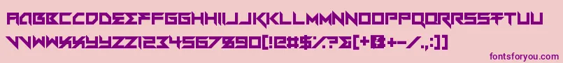 VerminVibesMert Font – Purple Fonts on Pink Background