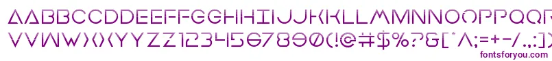 Earthorbiterhalf Font – Purple Fonts on White Background