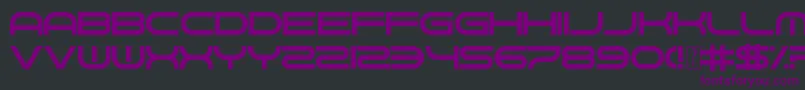 GnawHard Font – Purple Fonts on Black Background