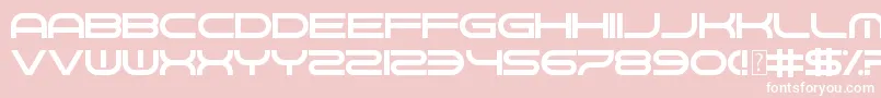 GnawHard Font – White Fonts on Pink Background