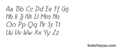 AeroliteItalic Font