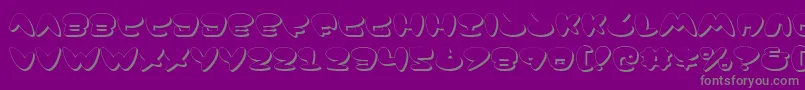 fuente JacksonShadow – Fuentes Grises Sobre Fondo Morado