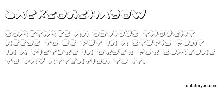JacksonShadow-fontti