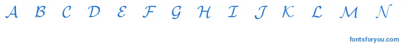 EuclidMathOne Font – Blue Fonts on White Background