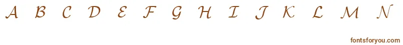 EuclidMathOne-Schriftart – Braune Schriften