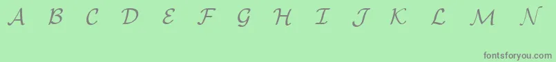 EuclidMathOne Font – Gray Fonts on Green Background