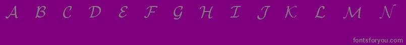 EuclidMathOne Font – Gray Fonts on Purple Background