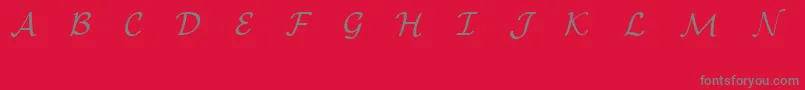 EuclidMathOne Font – Gray Fonts on Red Background