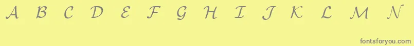 EuclidMathOne Font – Gray Fonts on Yellow Background