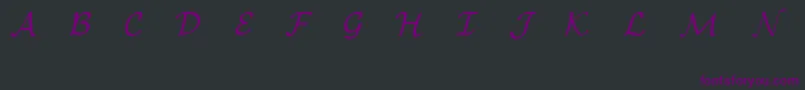 Шрифт EuclidMathOne – фиолетовые шрифты на чёрном фоне