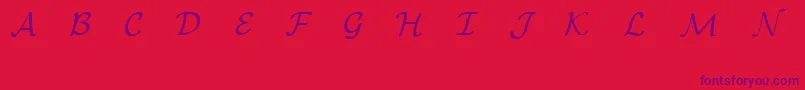 Шрифт EuclidMathOne – фиолетовые шрифты на красном фоне