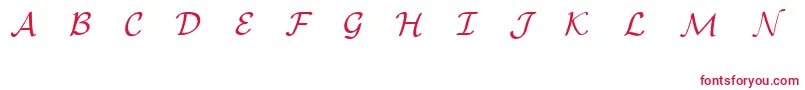 EuclidMathOne Font – Red Fonts on White Background