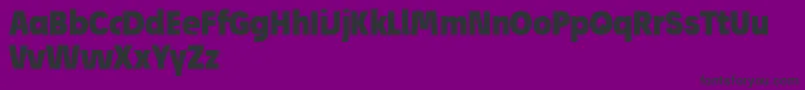 JosefReducedBlack-Schriftart – Schwarze Schriften auf violettem Hintergrund