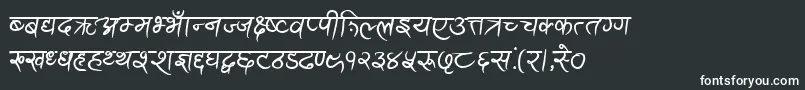 AnandaAkchyarBold Font – White Fonts