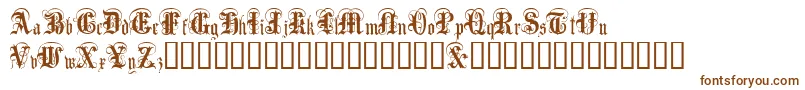 More about AngloText Font AngloText Font – Brown Fonts on White Background
