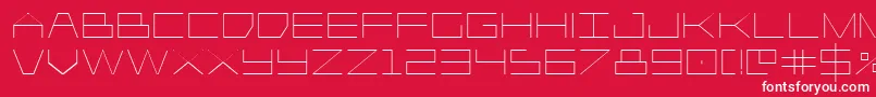 Player1up Font – White Fonts on Red Background